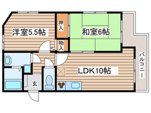 ランパ－ト鳴子の物件間取画像